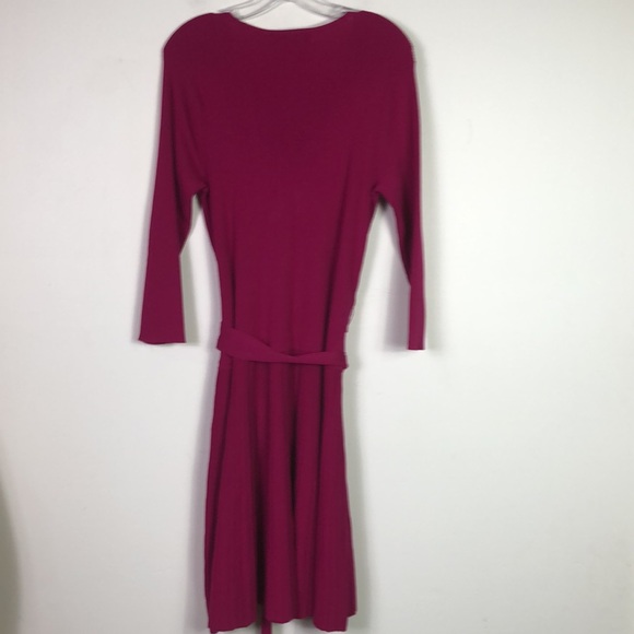 💲SOLD 💲SOLD RALP LAUREN NWT Plum knit dress, belt, Size: XL - Picture 8 of 11
